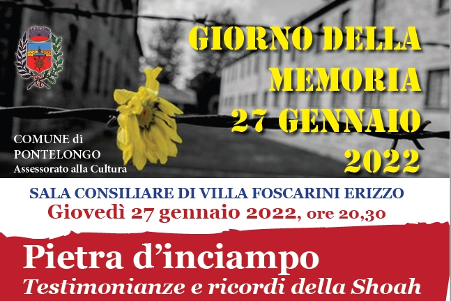 Giorno della Memoria, 27 gennaio 2022