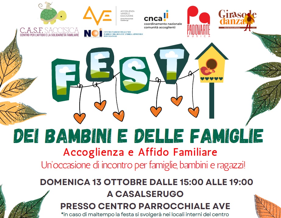 Accoglienza e affido festa dei bambini e delle famiglie 