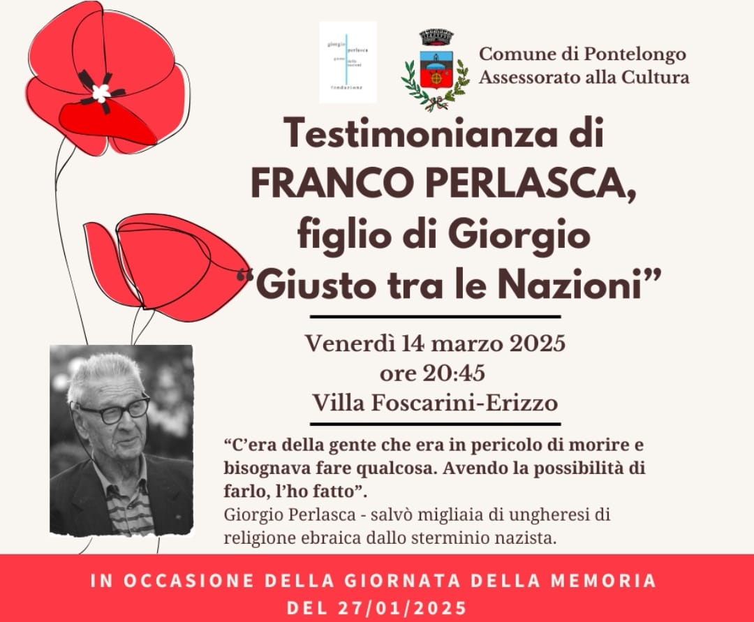 Franco Perlasca venerdì 14 marzo 2025