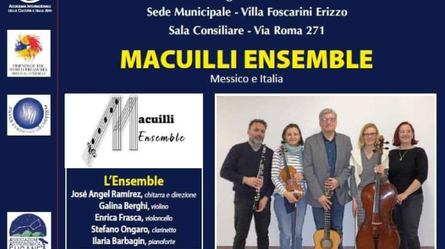 Macuilli Ensemble: concerto sabato 20 aprile 2024
